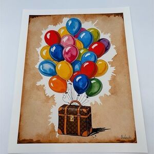 GUcci Colorful Balloon Art Print